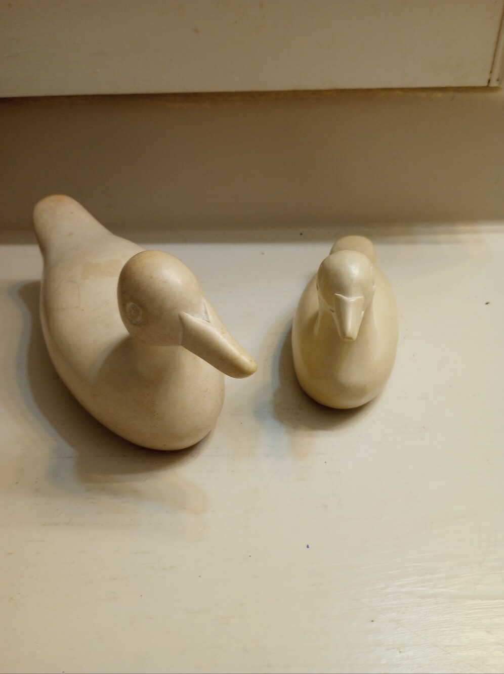 Bundle Of 2 Ceramic Duck Figurines
